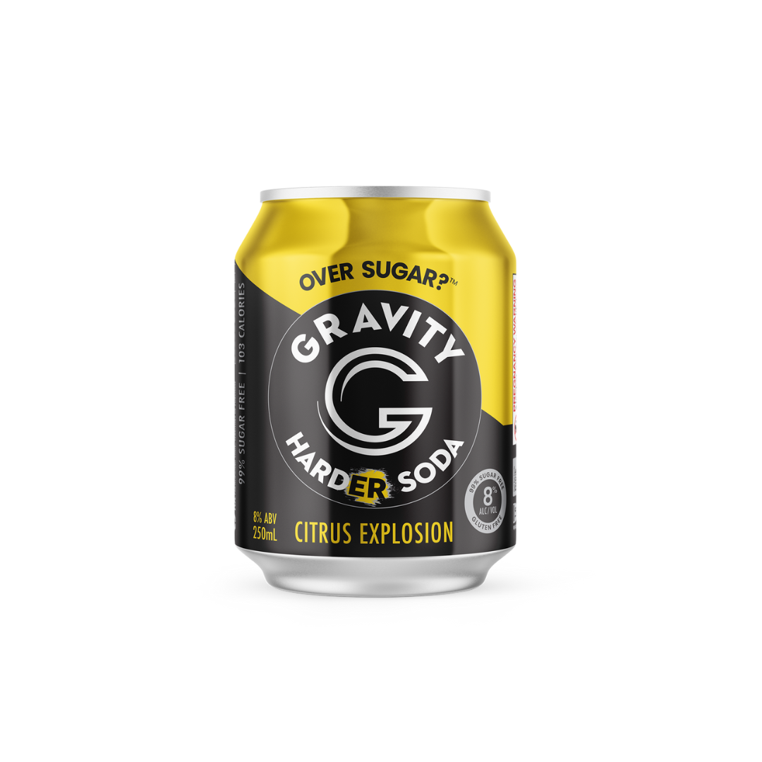 Gravity HardER Soda Citrus Explosion (8%) – Gravity Drinks Co.