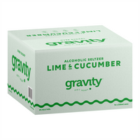 Lime & Cucumber Alcoholic Seltzer (4%)