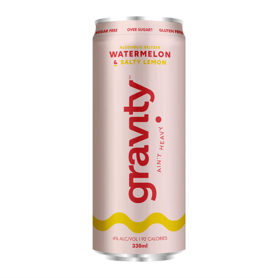 Watermelon & Salty Lemon Alcoholic Seltzer (4%)