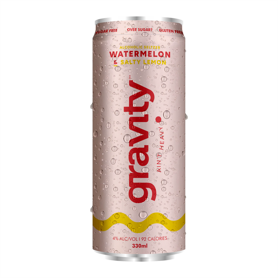 Watermelon & Salty Lemon Alcoholic Seltzer (4%)