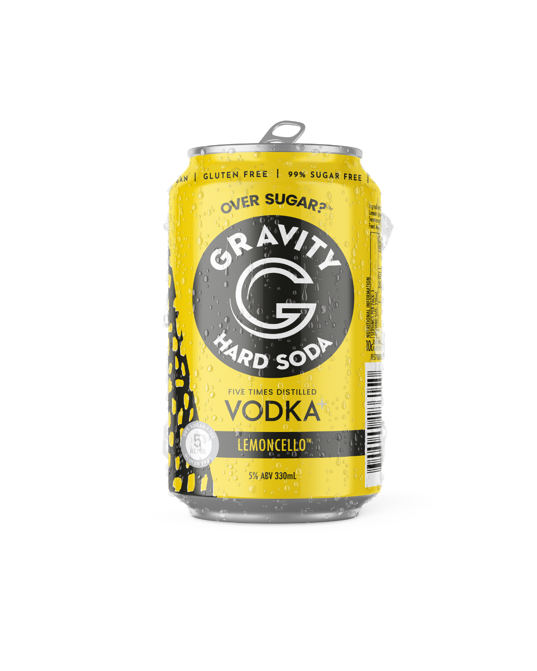 Lemoncello™️ Hard Soda (5%) – Gravity Drinks Co.